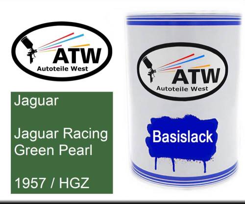 Jaguar, Jaguar Racing Green Pearl, 1957 / HGZ: 500ml Lackdose, von ATW Autoteile West.